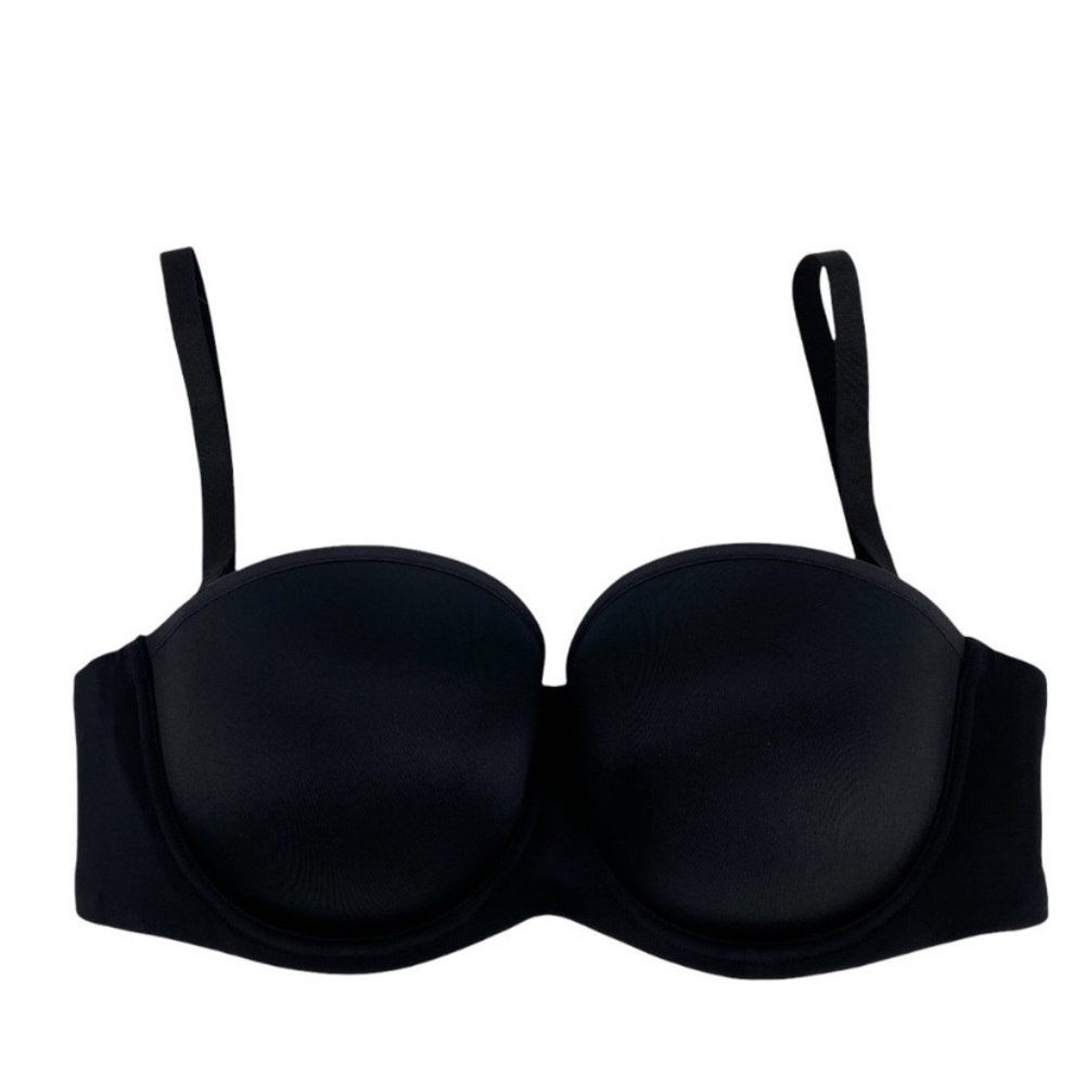 Thirdlove Black 24/7 Strapless Classic Adjustable Cozy Padded Wired 32G Bra NEW